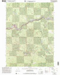 Download a high-resolution, GPS-compatible USGS topo map for Horse Creek, CA (2004 edition)