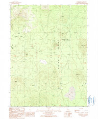 Download a high-resolution, GPS-compatible USGS topo map for Horse Peak, CA (1990 edition)