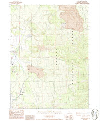 preview thumbnail of historical topo map of Siskiyou County, CA in 1986