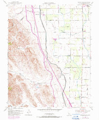 preview thumbnail of historical topo map of Merced County, CA in 1953