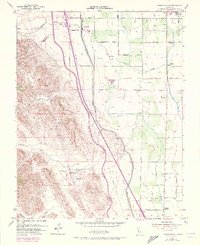 preview thumbnail of historical topo map of Merced County, CA in 1953