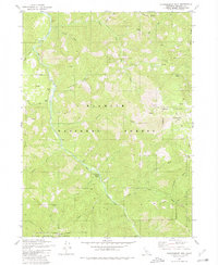 Download a high-resolution, GPS-compatible USGS topo map for Huckleberry Mtn, CA (1980 edition)