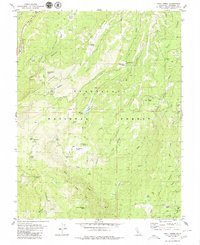 Download a high-resolution, GPS-compatible USGS topo map for Hull Creek, CA (1979 edition)