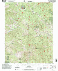 Download a high-resolution, GPS-compatible USGS topo map for Hull Mountain, CA (2001 edition)