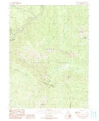 Download a high-resolution, GPS-compatible USGS topo map for Humboldt Peak, CA (1991 edition)