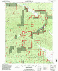 Download a high-resolution, GPS-compatible USGS topo map for Humbug Valley, CA (1998 edition)