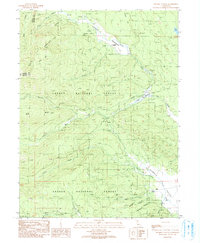 preview thumbnail of historical topo map of Plumas County, CA in 1991