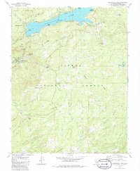 Download a high-resolution, GPS-compatible USGS topo map for Huntington Lake, CA (1986 edition)