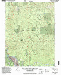 Download a high-resolution, GPS-compatible USGS topo map for Hyampom Mountain, CA (2003 edition)