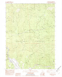 Download a high-resolution, GPS-compatible USGS topo map for Hyampom Mtn, CA (1982 edition)