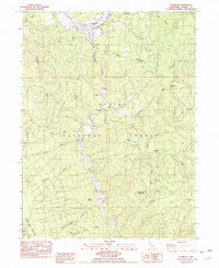Download a high-resolution, GPS-compatible USGS topo map for Hyampom, CA (1982 edition)
