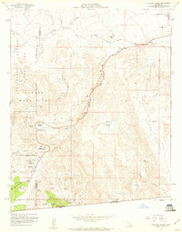 Download a high-resolution, GPS-compatible USGS topo map for In-ko-pah Gorge, CA (1961 edition)