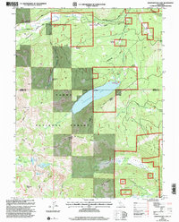 Download a high-resolution, GPS-compatible USGS topo map for Independence Lake, CA (2003 edition)
