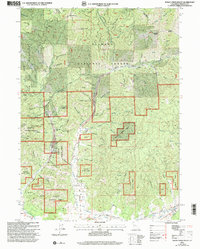 Download a high-resolution, GPS-compatible USGS topo map for Indian Creek Baldy, CA (2004 edition)