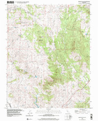 preview thumbnail of historical topo map of Mariposa County, CA in 1999