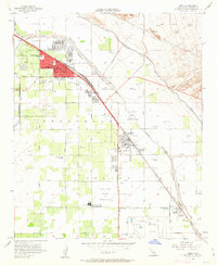 Download a high-resolution, GPS-compatible USGS topo map for Indio, CA (1963 edition)