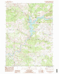 Download a high-resolution, GPS-compatible USGS topo map for Iron Gate Reservoir, CA (1988 edition)