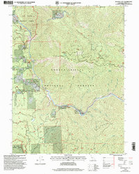 Download a high-resolution, GPS-compatible USGS topo map for Ironside Mtn, CA (2003 edition)