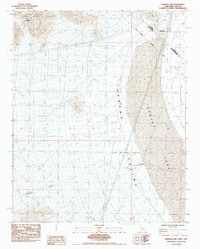 Download a high-resolution, GPS-compatible USGS topo map for Ivanpah Lake, CA (1985 edition)