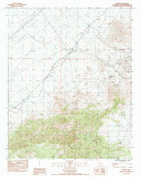 Download a high-resolution, GPS-compatible USGS topo map for Ivanpah, CA (1985 edition)