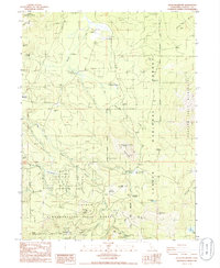 preview thumbnail of historical topo map of Shasta County, CA in 1985