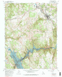 preview thumbnail of historical topo map of Jackson, CA in 1962