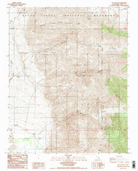 Download a high-resolution, GPS-compatible USGS topo map for Jail Canyon, CA (1988 edition)