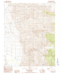 Download a high-resolution, GPS-compatible USGS topo map for Jail Canyon, CA (1988 edition)