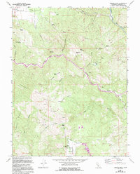 Download a high-resolution, GPS-compatible USGS topo map for Jamison Ridge, CA (1994 edition)