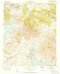 Download a high-resolution, GPS-compatible USGS topo map for Jamul Mountains, CA (1956 edition)