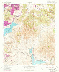 Download a high-resolution, GPS-compatible USGS topo map for Jamul Mountains, CA (1973 edition)