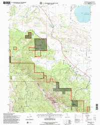 Download a high-resolution, GPS-compatible USGS topo map for Janesville, CA (1998 edition)