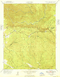 Download a high-resolution, GPS-compatible USGS topo map for Jawbone Ridge, CA (1949 edition)
