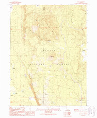 Download a high-resolution, GPS-compatible USGS topo map for Jellico, CA (1990 edition)