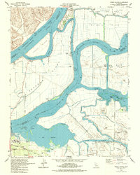 preview thumbnail of historical topo map of Sacramento County, CA in 1978