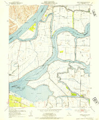 Download a high-resolution, GPS-compatible USGS topo map for Jersey Island, CA (1954 edition)
