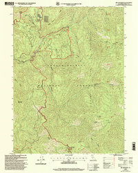 Download a high-resolution, GPS-compatible USGS topo map for Jim Jam Ridge, CA (2003 edition)