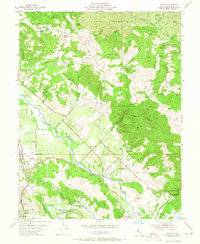 Download a high-resolution, GPS-compatible USGS topo map for Jimtown, CA (1965 edition)