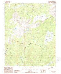 Download a high-resolution, GPS-compatible USGS topo map for Johnson Peak, CA (1988 edition)