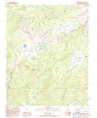 Download a high-resolution, GPS-compatible USGS topo map for Johnson Peak, CA (1994 edition)