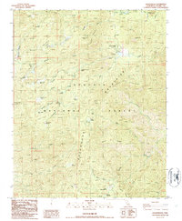 Download a high-resolution, GPS-compatible USGS topo map for Johnsondale, CA (1987 edition)