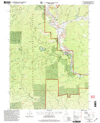 Download a high-resolution, GPS-compatible USGS topo map for Junction City, CA (2003 edition)