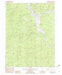 Download a high-resolution, GPS-compatible USGS topo map for Junction City, CA (1982 edition)