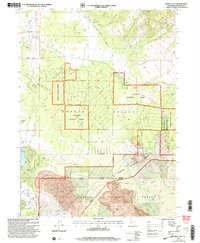 Download a high-resolution, GPS-compatible USGS topo map for Juniper Flat, CA (2004 edition)