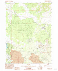 Download a high-resolution, GPS-compatible USGS topo map for Juniper Flat, CA (1984 edition)