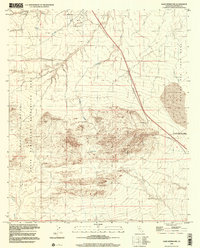 preview thumbnail of historical topo map of Imperial County, CA in 1998