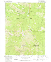 preview thumbnail of historical topo map of Siskiyou County, CA in 1980