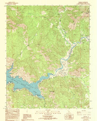 Download a high-resolution, GPS-compatible USGS topo map for Kaweah, CA (1994 edition)