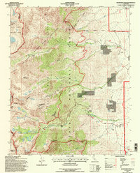 Download a high-resolution, GPS-compatible USGS topo map for Kearsarge Peak, CA (1997 edition)