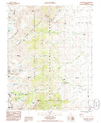 Download a high-resolution, GPS-compatible USGS topo map for Kearsarge Peak, CA (1985 edition)